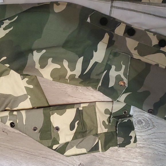 Zadig & Voltaire Camo Button Front Jacket S NWT - Picture 6 of 7